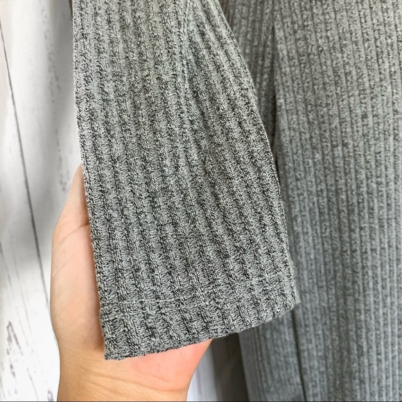 🌹 LulaRoe (M) Grey Classic Ribbed Midi Dress - Picture 5 of 8